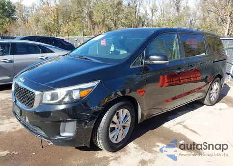 2017 Kia Sedona Lx из США, поврежденный, VIN KNDMB5C10H6254801